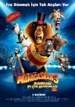 Madagaskar 3: Avrupa'nın En Çok Arananları (2012) afişi Madagaskar 3: Avrupa'nın En Çok Arananları (2012) afişi